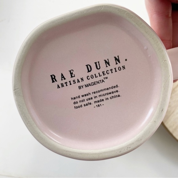 Rae Dunn Valentines Artisan Collection Pink Be Mine Mug - Picture 4 of 4